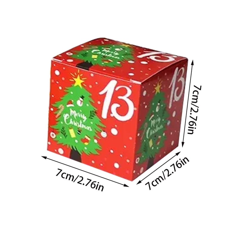Wiueurtly Holiday Calendar 2022 2023 Christmas Countdown Gift Boxes（24  PCS）24 Days Countdown Calendar For Adults And Kids Christmas Cardboard  Number Box Make And Fill Your Own Advent Calendar - Walmart.com