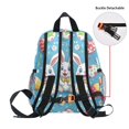 thumbnail image 5 of FORMRS School Backpack with Front Zippered Pocket 12" Student Travel Daypack, Easter Bunny Pattern, 5 of 6