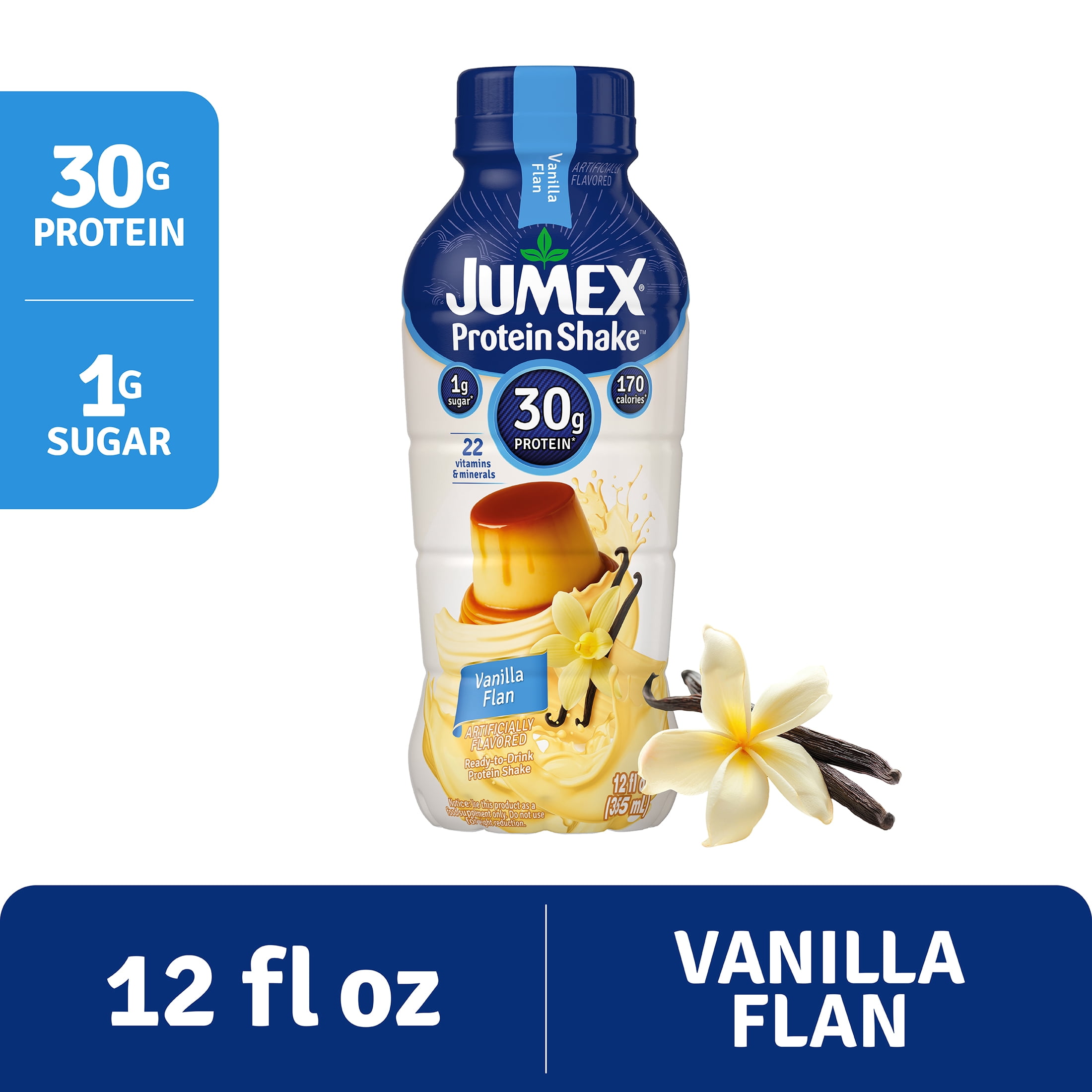 Jumex Protein Shake Vanilla Flan, 30g Protein, 12 fl oz