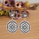 thumbnail image 1 of Xiao Hua Pendientes colgantes de estilo retro, nuevos y únicos, para mujer, estilo étnico bohemio vintage (plateados)., 1 of 4