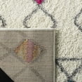 thumbnail image 4 of Safavieh Fiesta Azura Geometric Shag Area Rug, Cream/Multi, 5'1" x 7'6", 4 of 8