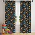 thumbnail image 5 of Blackout Kids Curtains,DarkBlue Dinosaurs Pattern Childrens Insulated Curtains Set Of 2,Bedroom Essentials,Toddler Room Decor 42"x84", 5 of 5