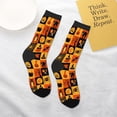 thumbnail image 4 of Uemuo Halloween Printed Kids Boys Socks Seamless Crew Socks Crazy Funny Athletic Sport Socks for Children, 4 of 6