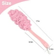 thumbnail image 5 of TSV Anti-Slip Long Handle Back Scrubber, Soft Bath Loofah Sponge Shower Brush for Women Men Body Cleaning, 5 of 7