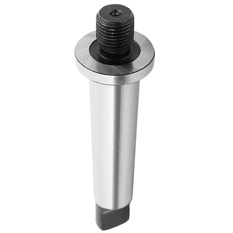 Adaptador De Vástago Cónico Morse MT2 Con Rosca 1/2" - Para Taladros, Fresadoras Y Tornos, Acero Al Manganeso