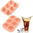 thumbnail image 2 of Orange Wreath Ice Mold, Christmas Holiday Ice Cube Mold for Jello, Pudding, Cake, DIY Mint & Berries Ice Cubes for Bright Parties, 2 of 9