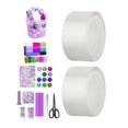 thumbnail image 3 of facefd Blow Bubbles Double Sided Tape for Kids Classroom DIY Craft Handmade Ball 2PCS Storage Bucket Clear, 3 of 9