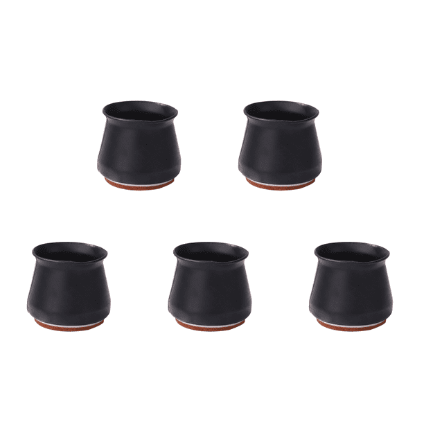 Protector Silicona para Patas Silla Antideslizante Duradero Tapa Extremo Mesa (marrón)