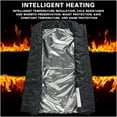 thumbnail image 6 of Ovzne 2Xl Heated Thermostatic Cotton Clothing - Polyester Heating Jacket With 3 Temperature Modes, Windproof Warm For Winter, 6 of 8