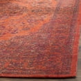 thumbnail image 5 of SAFAVIEH Classic Vintage Ivonette Overdyed Border Cotton Runner Rug, Red, 2'4" x 8', 5 of 8