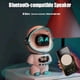 thumbnail image 5 of Altavoz Bluetooth Astronauta Inteligente Estéreo Portátil Ai Audio Interactivo con Reloj Despertador Soporte TF/FM Reloj de Mesa Rosa, 5 of 5