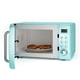 thumbnail image 2 of Nightcore Countert Horno microondas retro, grande 0.7 pies cúbicos, 700 vatios, encimera de acero laminado en frío con ajuste de tiempo, placa giratoria de vidrio, cocina preprogramada, 18"(L)×14"(W)×, 2 of 5