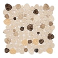 thumbnail image 2 of Oasis Gobi Brown Pebble Stone Look Natural Stone Mosaic Wall and Floor Tile, 2 of 8