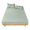 Green, variant on Giyblacko Solid Color Japanese Yarn Dyed Single Bed Cover Pillowcase Set Bed Sheet And Pillow Case 1 Pair