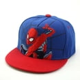 thumbnail image 1 of Gorra de béisbol de dibujos animados para niños y niñas, sombrero de Hip Hop de borde plano, Spiderman, modelo de dibujos animados, gorras de bebé de 2 a 8 años, Marvel, 1 of 4