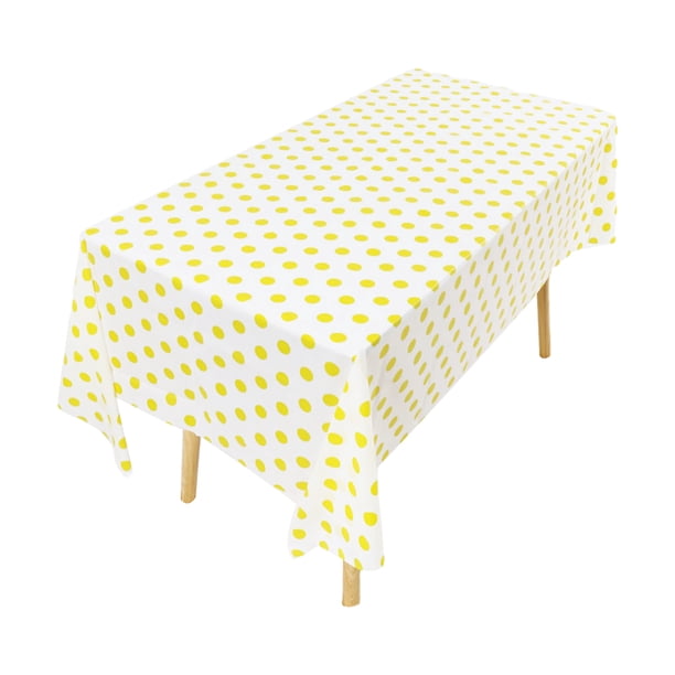 Yuarrent Mantel de un solo Patrón de puntos redondos Decoración de fiestas en el hogar Cubiertas de de picnic Forma rectangular Suministros de Type2 NO2 Yuarrent HA066029-07B