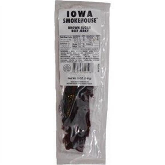 Iowa Smokehouse & Preferred Wholesale  5 oz Brown Sugar Flavor Beef Jerky - Pack of 12