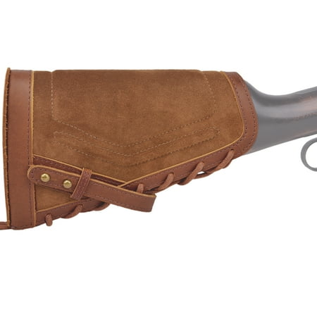 Wayne s Dog No Drill Leather Rifle Buttstock Cover Wrap Hunting Shooting for Ambidextrous