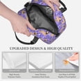thumbnail image 3 of Naloa Pugs and Flowers Print Lunch Bag for Women & Men Insulated Lunch Box or Cooler Lunch Tote Bags for Work, Travel, Outdoor, 3 of 5