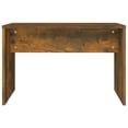 thumbnail image 2 of vidaXL Dressing Stool Smoked Oak 70x35x45 cm Engineered Wood, 2 of 4