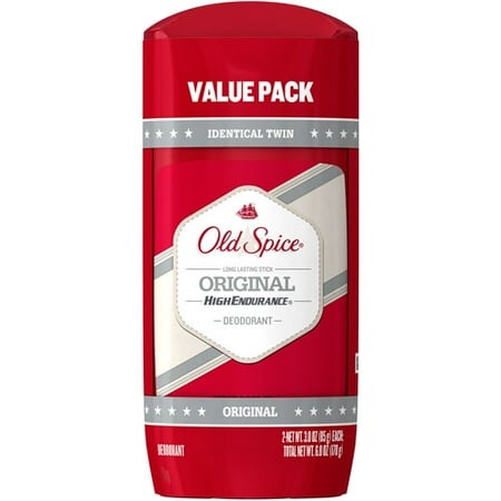Old Spice High Endurance Long Lasting Stick Men's Deodorant, Original Scent - 3.0 Oz Ea