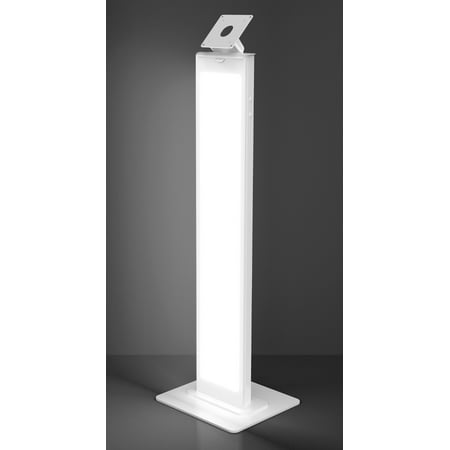 VESA Brandable Floor Stand with Lighting Kit U.S Power Cord - White