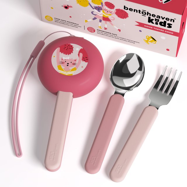 Utensilios de viaje Bentoheaven Kids de acero inoxidable aptos para uso alimentario