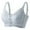Grey, variant on Women's Soft Front Zip Wireless Lifting Shaping Comfort Bra