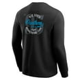 thumbnail image 3 of Men's Darius Rucker Collection by Fanatics Black Carolina Panthers Washed Waffle-Knit Long Sleeve T-Shirt, 3 of 3