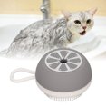 thumbnail image 4 of Cepillo De Ducha Para Mascotas Cepillo De Baño Para Mascotas Masaje De Cerdas Suaves Exfoliante Silicona Perro Gato Aseo Cepillo De Ducha Con Dispensador De Champú Cepillo Fino, 4 of 8