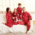 thumbnail image 3 of PatPat Mosaic Reindeer Family Matching Bodysuits Pajama for Dad - Mom - Kid - Baby (Flame Resistant), 3 of 10