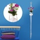 thumbnail image 4 of Cesta para plantas de cuerda trenzada para un toque bohemio para colgar en la pared en macramé para interiores y exteriores, 4 of 8