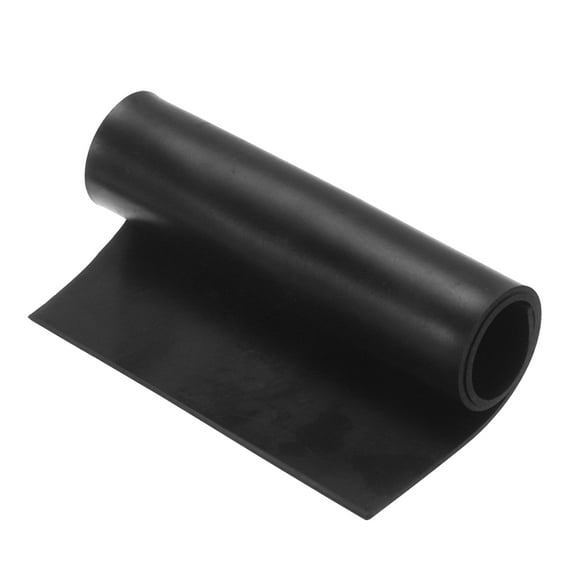 Uxcell Solid Rubber Sheet 3/32" Thick x 12" Wide x 12" Long, Anti-Slip Neoprene Rubber Roofing Material for Gaskets DIY Material, Pads