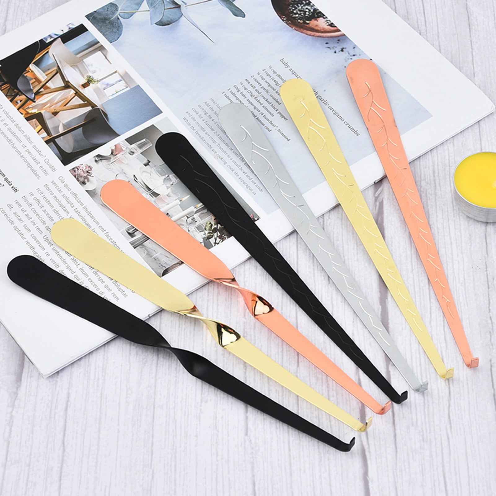 Reusable Candle Wick Hook Easy Use Stainless Steel Long Handle Anti Deform Candle Wick Tool For Home Walmart Com