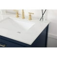 thumbnail image 4 of Elegant Decor Sinclaire 72" Aluminum Alloy & MDF Double Bathroom Vanity in Blue, 4 of 8