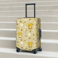 thumbnail image 6 of Rateoe Cute Bee Gnomes Printed Luggage Cover, Suitcase Protector Fits 18-32 Inch Luggage-X-Large, 6 of 7