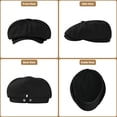 thumbnail image 3 of Minzimin Newsboy Cap for Men Flat Cap 100% Cotton Irish Gatsby Ivy Golf Cabbie Hat Driving Hat, 3 of 5