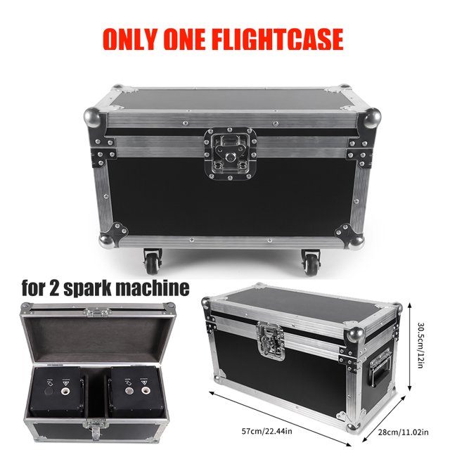 Étui à Étincelles Froides pour 2 Pcs DJ Stage Effect DMX Firework Machine