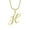 Gold H, variant on Women Copper Personalized Simple Tiny Elegant Custom Name Capital Large Initial A-Z 26 Letters Cubic Zirconia Inlay Pendant Necklace G