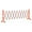 9FT Basic Model | With 4 Wheels | Orange + Black (Includes Instruction Manual), variant on Towallmark Metal Expandable Barricade Gate Outdoor with Brake Wheels, 9FT Folding Security Barrier Gate, Versatile Portable Traffic Barricade Fence for Home, Yard