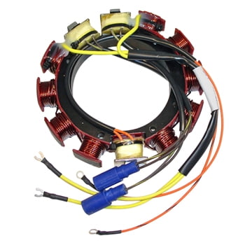 Johnson Evinrude Stator - Stator, 35 amp 6/8cyls Johnson/Evinrude 185-300hp 1986-1992 Loopers Pro #: 173-4287 X-Ref #: 583415, 763765 18-5861, 583415, 584287, 763765