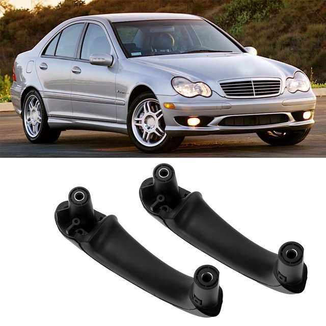 Poignée de Porte de Voiture, Poignée de Porte Intérieure 2Pcs Simple et Rapide à Installer pour la Conversion de Voiture pour W203 C230 C240