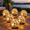 Warm White-6 globes, variant on Warm White 4 Globes Solar Globe Outdoor Waterproof Garden Lights