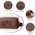 thumbnail image 4 of Neceser de viaje Aganmi personalizado de piel sintética para hombre, 4 of 6