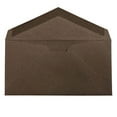 thumbnail image 2 of JAM Monarch Envelopes, 3.9x7.5, Dark Brown, 50/Pack, 2 of 2