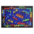 thumbnail image 1 of Tapis rectangle amusant pour enfant Bip Bip multicolore nylon, 1 of 2