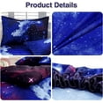 thumbnail image 5 of NTBED Galaxy Bedding Sets Outer Space Comforter Bed in a Bag 3D Printed Quilt for Children Boy Girl Teen Kids Queen 6Pcs, 5 of 9