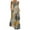 Yellow, variant on IROINNID Women's V-Neck Shift Dress Casual Loose Printed Tank Dress Beach Sleeveless Full-Length Dress