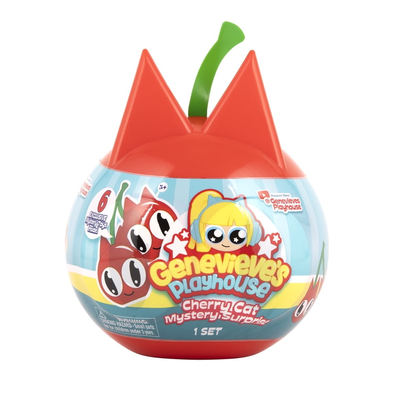 Genevieve's Playhouse Cherry Cat Mystery Surprise, Official Brand