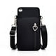 thumbnail image 1 of Bolso pequeño para teléfono móvil para mujer, brazalete deportivo de tela Oxford, correa de hombro ajustable, riñonera cruzada, bolso para correr (con conector para auriculares), 1 of 5